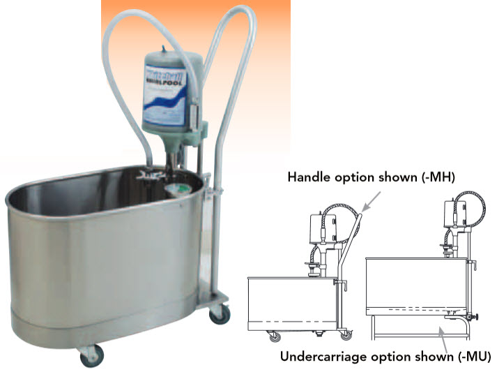 Mobile Extremity WhirlPool with Undercarriage